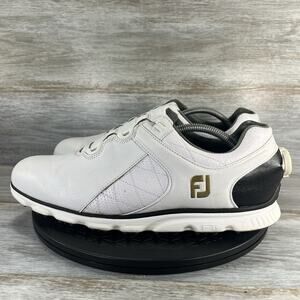 FootJoy Men’s Pro SL Boa White Leather Spikeless Golf Shoes Size 11
